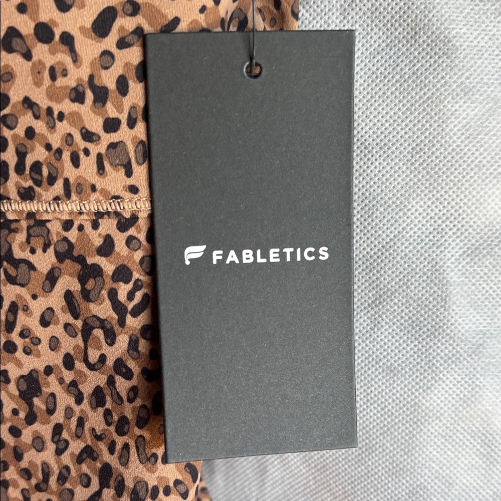 Fabletics Leopard Print Mini Dress with shorts size XL - Picture 2 of 10